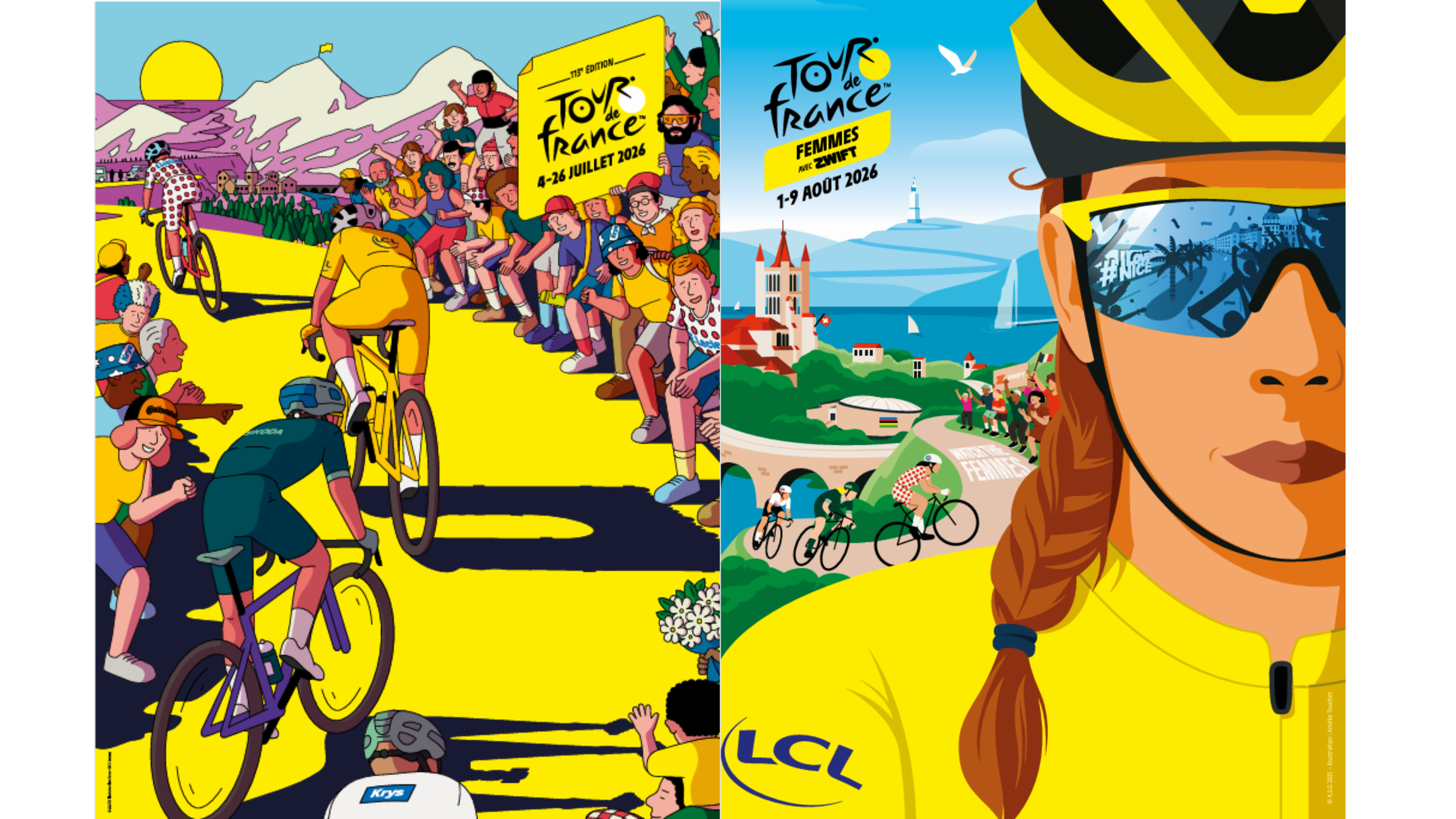 Affiches officielles du TDF et TDFF 2026